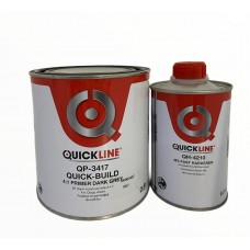 Автомобільний грунт наповнювач Quickline 4:1 Quick-Build 0,8л + затверджувач 0,2л білий